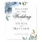 Elegant Dusty Blue Botanical Wedding Welcome