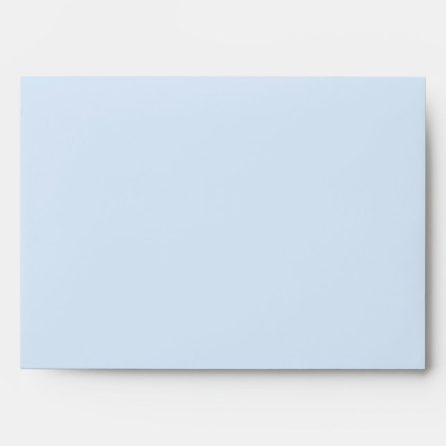 Elegant Dusty Blue Customizable Envelope  (Front)