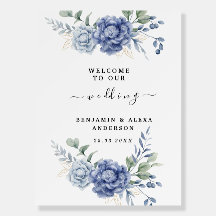 Elegant Dusty Blue Greenery Wedding Supplies