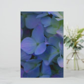 Elegant dusty blue purple floral (Standing Front)