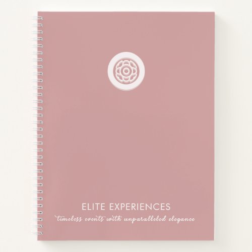 Elegant Dusty Rose Notebook