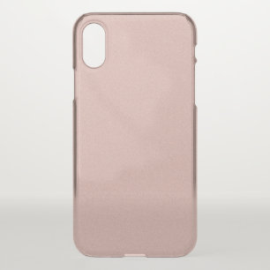 Elegant Dusty Rose Pink Sand iPhone XS Case
