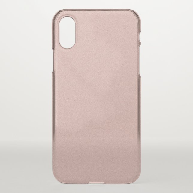Elegant Dusty Rose Pink Sand Uncommon iPhone Case (Back)