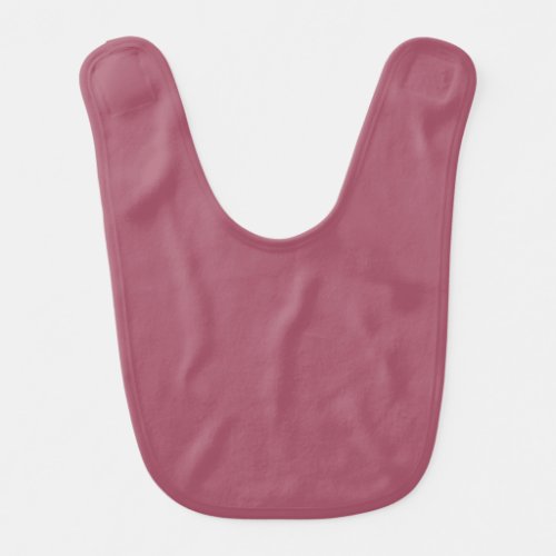Elegant dusty rose Throw Pillow Baby Bib