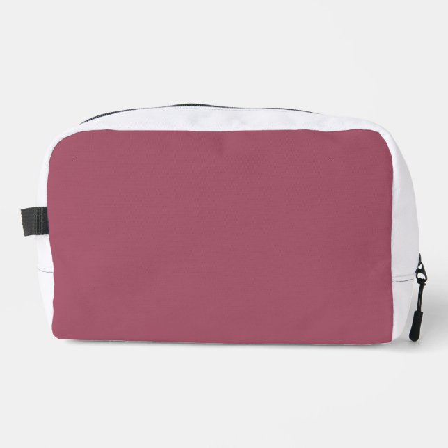 Elegant dusty rose Throw Pillow Dopp Kit (Front)