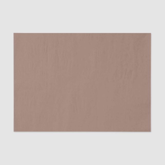 Elegant Earthy Brown Tissue Paper (Front)