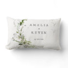 Elegant Earthy Greenery Personalized Names Date