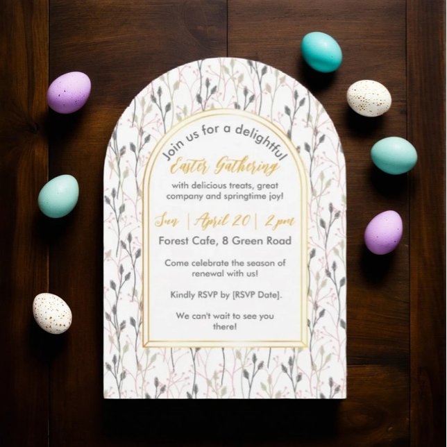 Elegant Easter Brunch Invitation (Creator Uploaded)