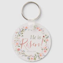 Elegant Easter He is Risen Inspirational