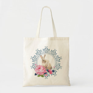 Elegant Easter Rabbit design Tote Bag