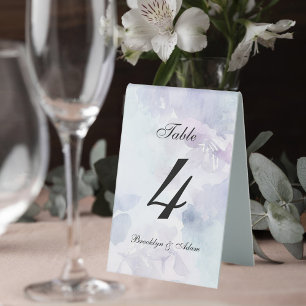 Elegant Easter Table Number Table Tent