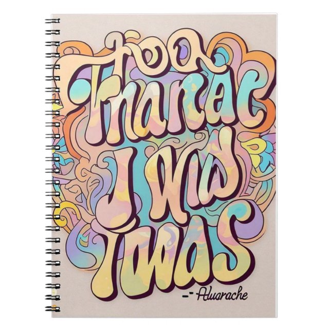 "Elegant Echoes" Notebook (Front)