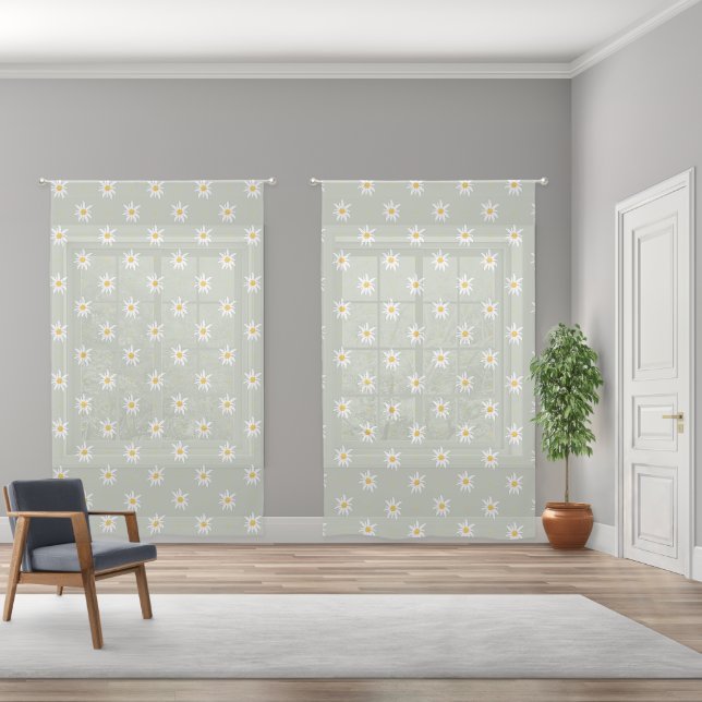Elegant Edelweiss Sheer Curtains (Wide)