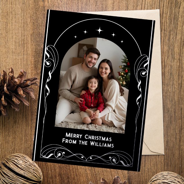 Elegant Editable Christmas Card Template Holiday (Creator Uploaded)