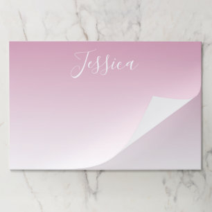 Elegant & Editable Color Ombre Paper Pad