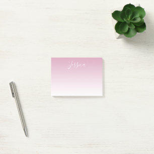 Elegant & Editable Color Ombre Post-it Notes