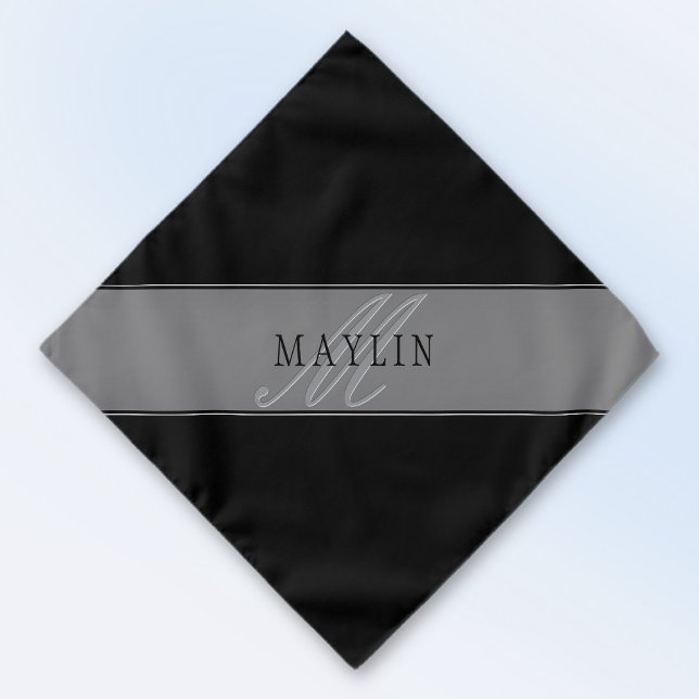 Elegant Editable Script Business Name/other Text Bandana (Creator Uploaded)