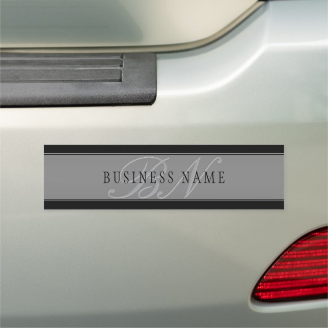 Elegant Editable Script Business Name/other Text Car Magnet (In Situ)