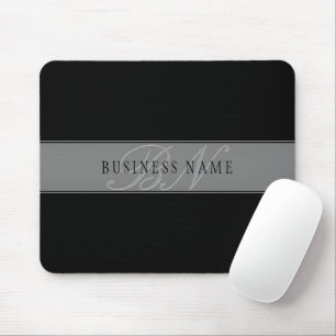 Elegant Editable Script Business Name/other Text Mouse Pad