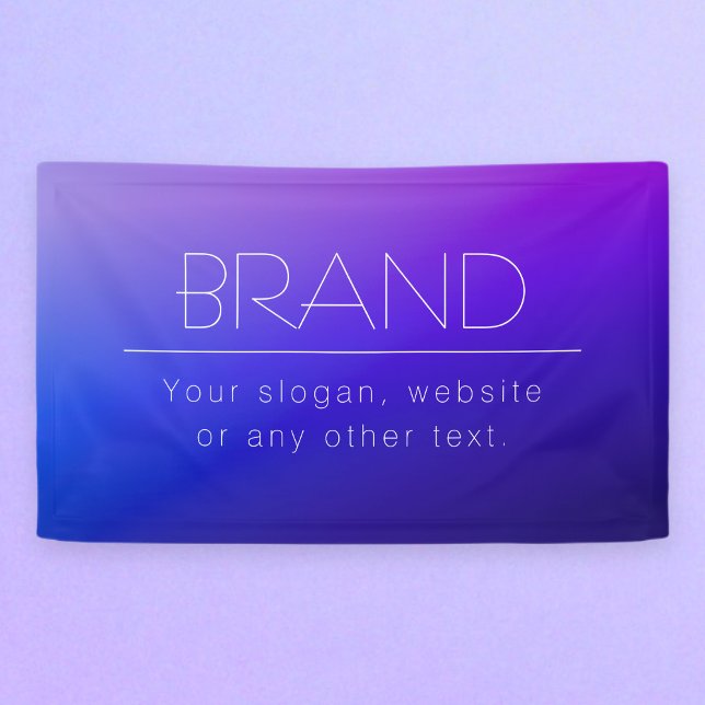 Elegant Editable Text & Modern Fading Purple Color Banner (Creator Uploaded)