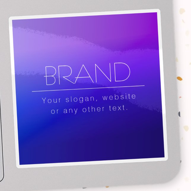 Elegant Editable Text & Modern Fading Purple Color Sticker (Creator Uploaded)