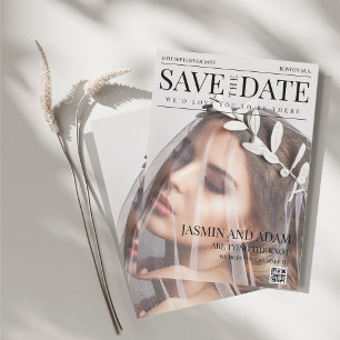 Elegant Editorial Wedding Save The Date