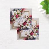 Elegant Eid Al Adha Greeting Card with White Calla (Desk)