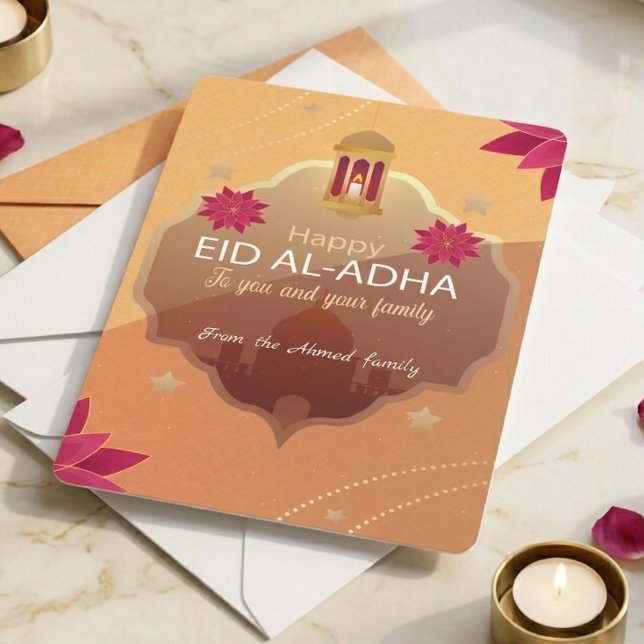 Elegant Eid al-Adha Mubarak Card (Creator Uploaded)