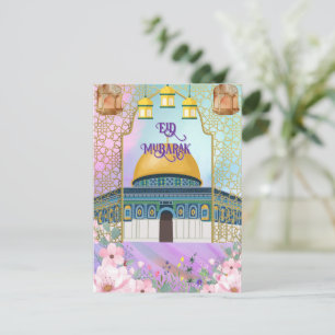 Elegant Eid Mubarak Card 