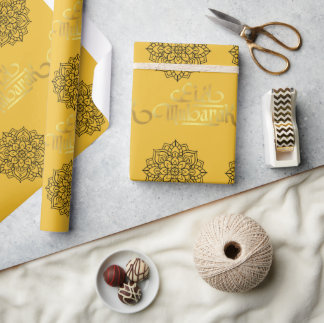 Elegant Eid Wrapping Paper_Mandala- 6ft Roll Paper