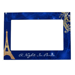 Elegant Eiffel Tower Magnetic Photo Frame