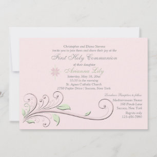 Elegant Element Religious Occasion Invitation