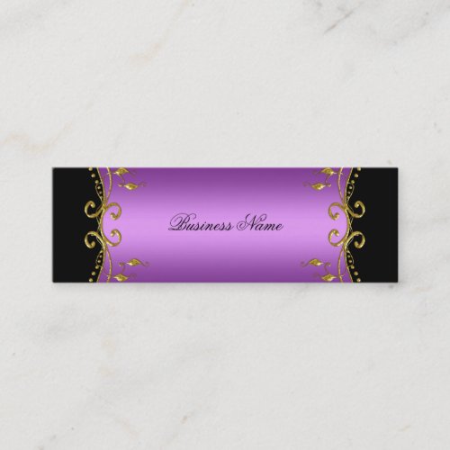 Elegant Elite Classy Purple Black Gold Business Card Templates