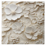 Elegant Embossed 3D Floral Relief Ceramic Tile<br><div class="desc">Immerse your home in the timeless charm of our Elegant Embossed 3D Floral Relief design - a symphony of sophistication and texture. inspired by classic elegance, this intricate floral design graces a range of home decor and kitchenware items, from plush pillows to exquisite placemats. the design adds a perfect blend...</div>