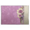 Elegant Embossed Lilac Damask Placemat