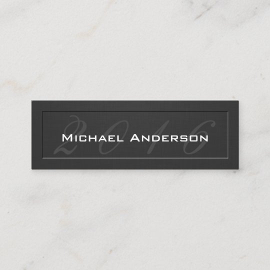 Elegant Embossed Senior Class Graduation Name Card | Zazzle.com