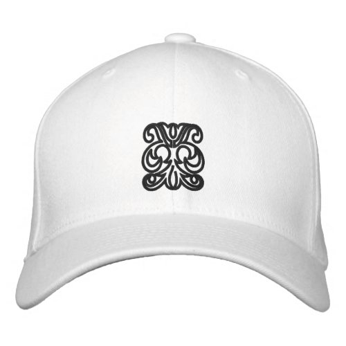 elegant embroidered ornament embroidered baseball hat