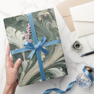 Elegant Emerald Baroque Elegance Wrapping Paper