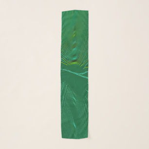 Elegant Emerald Green Chiffon Scarf