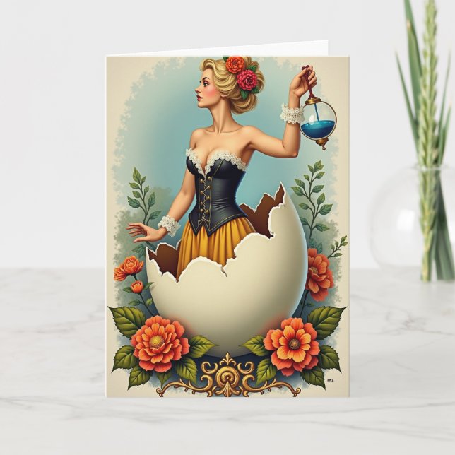 Elegant Emergence Art Card (Front)