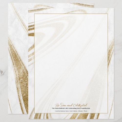 Elegant Employee Recognition Letterhead
