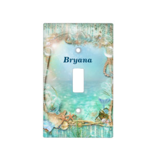 Elegant Enchanted Under The Sea Beach Light Switch Cover