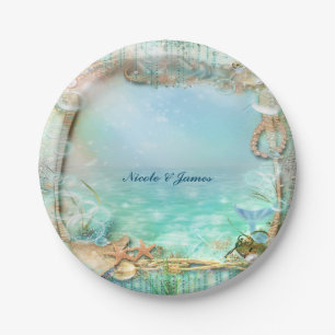 Elegant Enchanted Under The Sea Beach Plates