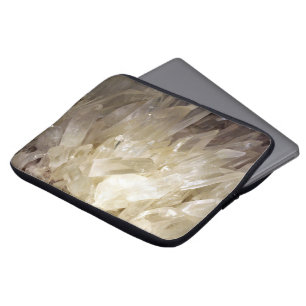 Elegant Energy Graphic Clear Quartz Laptop Sleeve