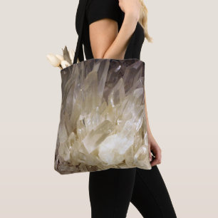 Elegant Energy Graphic Clear Quartz Tote Bag