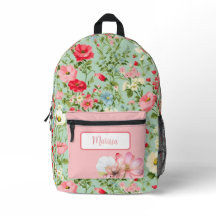 Elegant English Country Wildflower Personalized