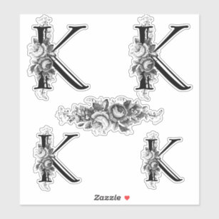 melting pastel pink K initial  Sticker for Sale by illhustration