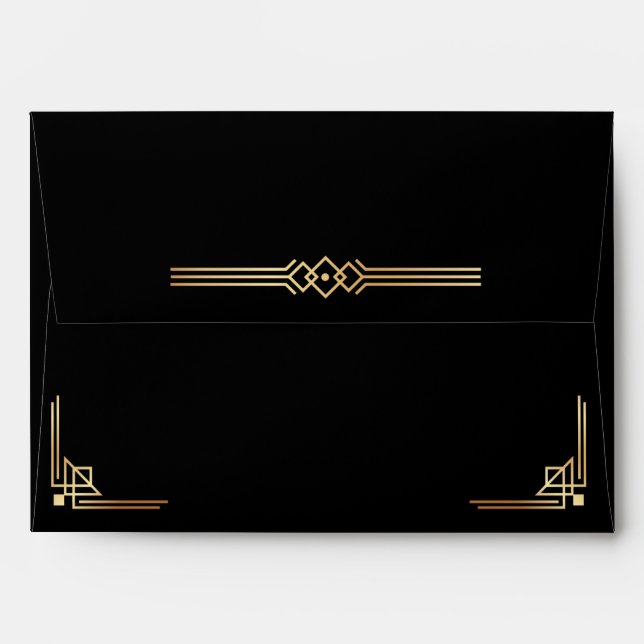 Elegant Envelopes with Customizable Return Address (Back (Top Flap))