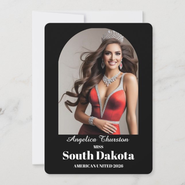 Elegant Essentials Pageant Autograph Card (Front)