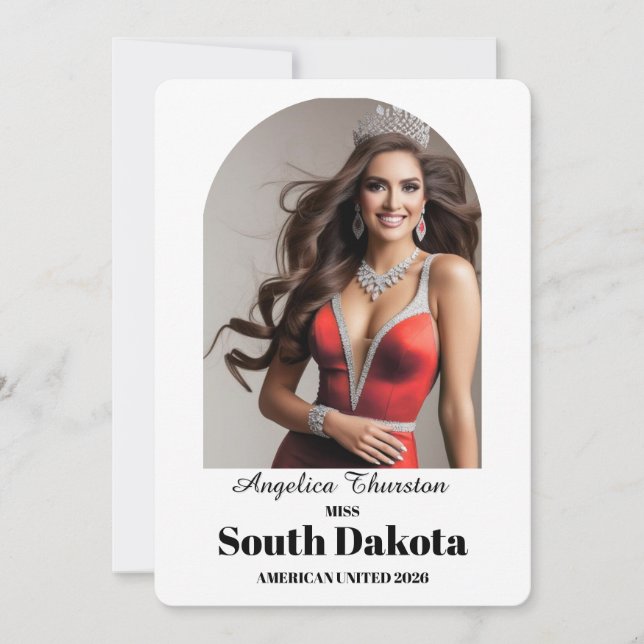 Elegant Essentials Pageant Autograph Card (Front)